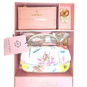 nanette lepore 3pc Floral Mini Crossbody Bag Set